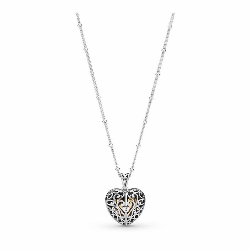 Pandora Gate of Love Necklace Silver Egypt NK5913702